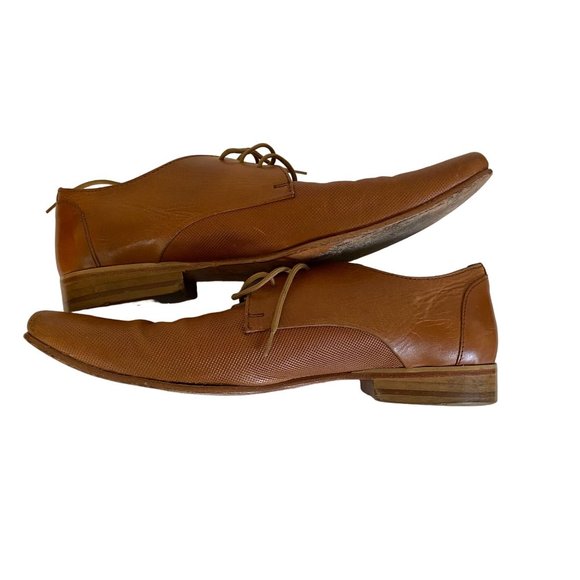 Christian Gallery Dress Shoes Mens Brown Genuine Leather US 10.5 - Picture 3 of 8